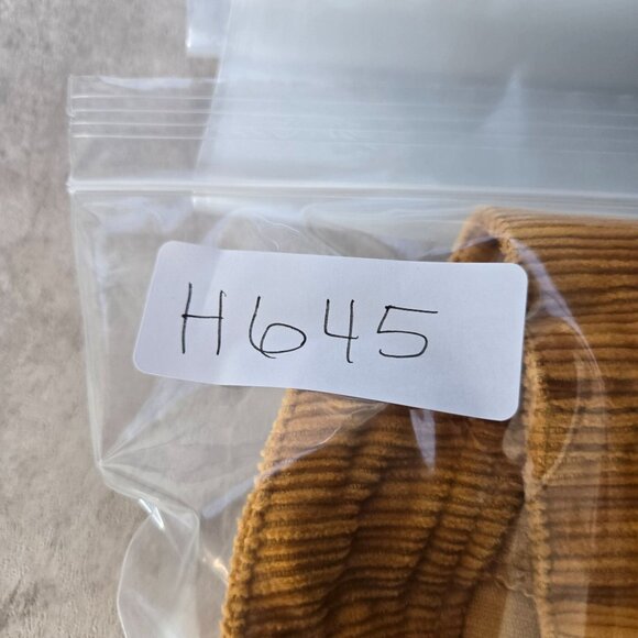 Dressbarn Corduroy Jacket Medium Mustared Yellow Button Preppy 70s Retro Blazer - Picture 13 of 13